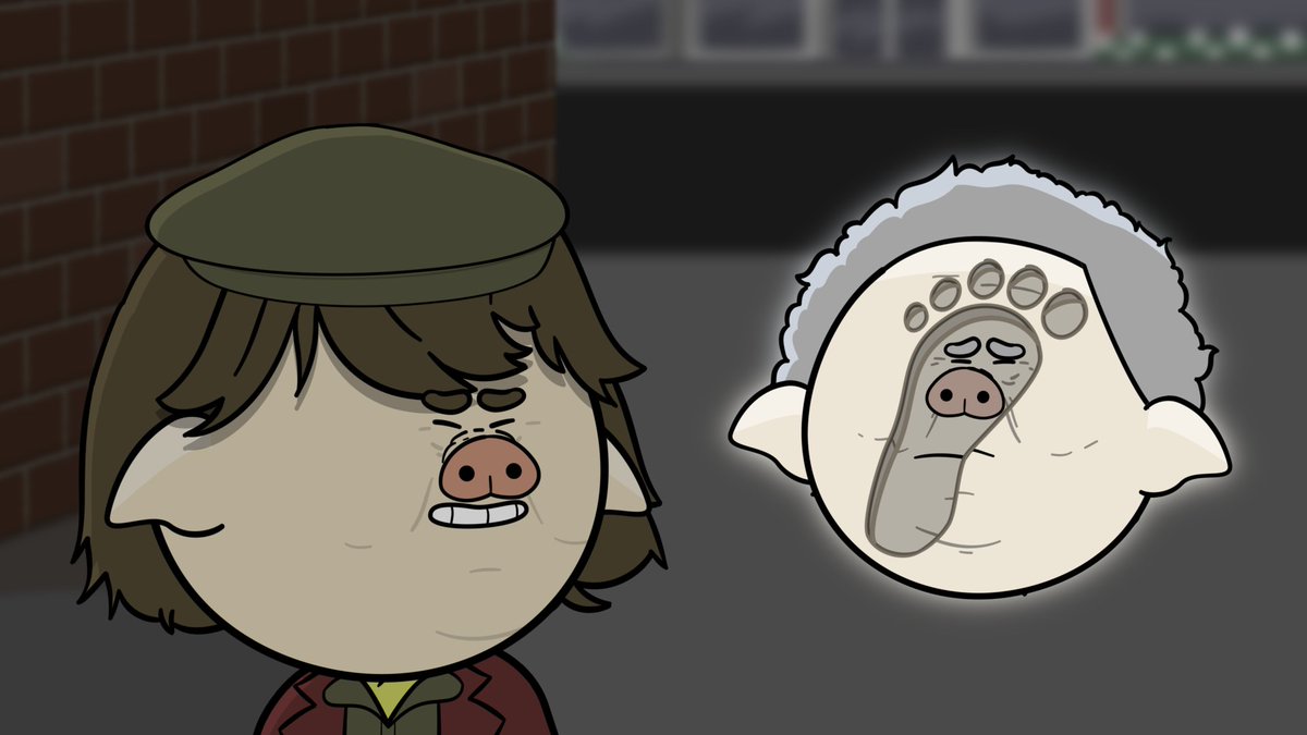 🐷VERY IMPORTANT PEOPLE ANIMATED🐷 Ally and Vic? Hilarious. The animation? Going up soon. Pig #2's mom's face? Still stepped on. 'He Stepped On My Mom! - Very Important People Animated' goes live soon! 🔗👇