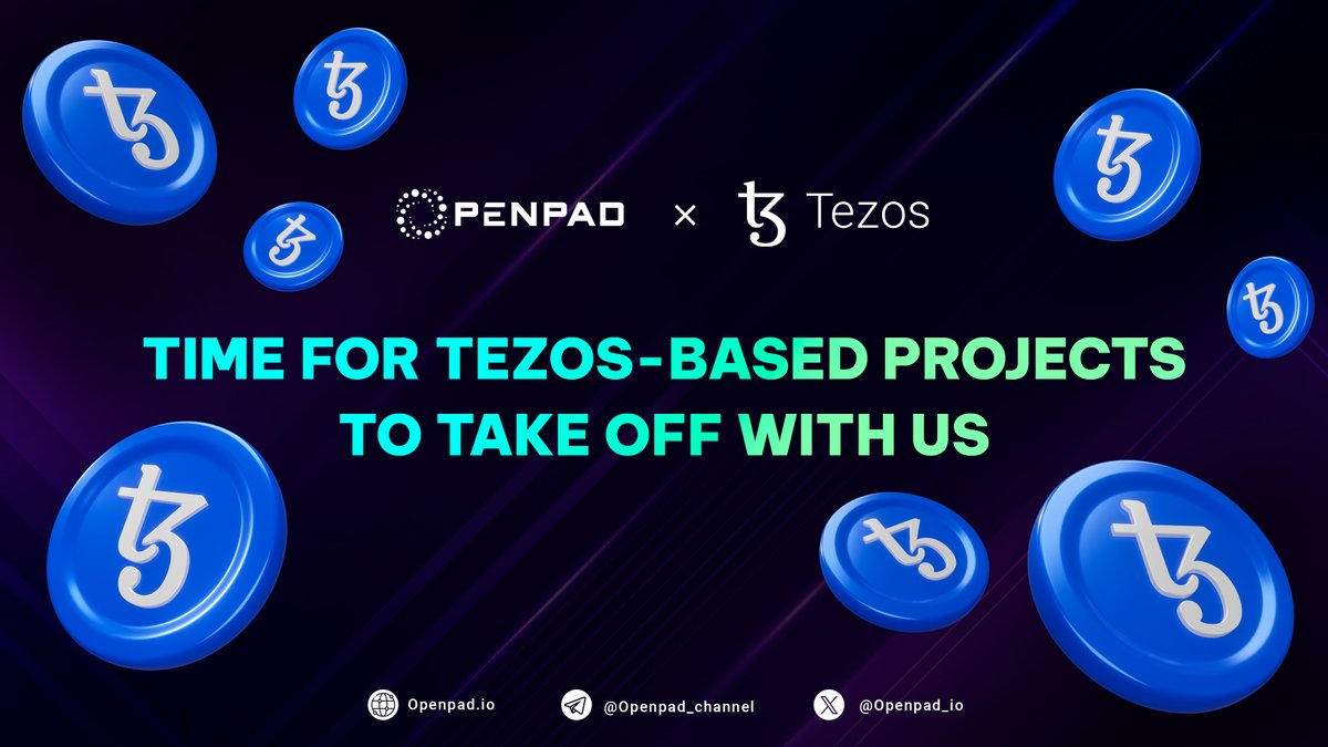 🔈Openpad & Tezos have completed the integration! Openpad successfully integrated the @tezos blockchain into our system by deploying on Etherlink, a groundbreaking l2 EVM-compatible Smart Rollup built on Tezos. 🤝 The integration detail: ‣ Network integration ‣ Smart…