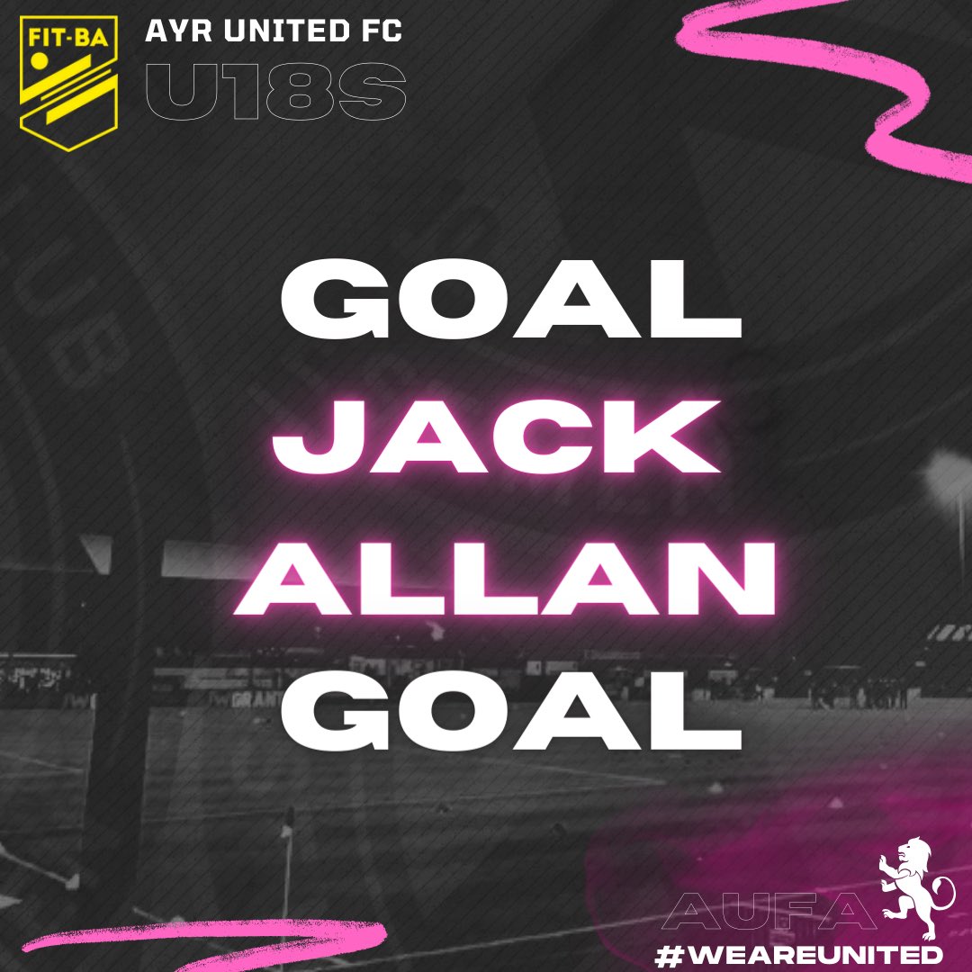 72’ A great ball from Blaike Hay is put into the back of the net by Jack Allan ⚽️ Ross County 1 Ayr United 6