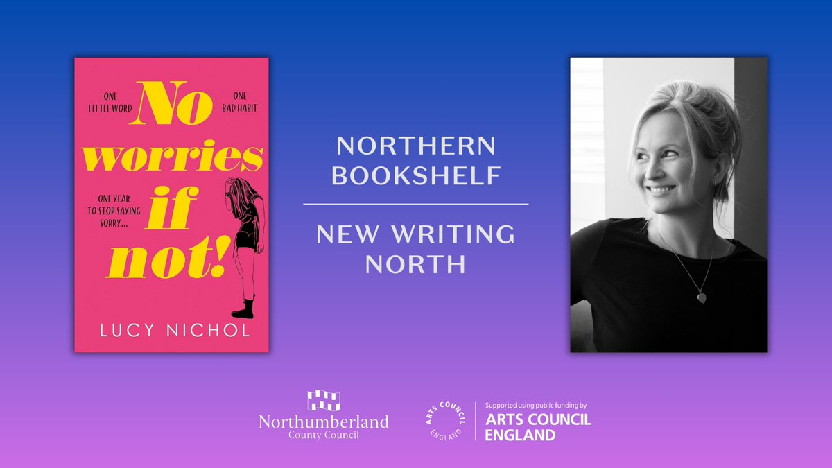 Right, what you up to on Tues 14th May at 7pm? That's right, you're coming to #Blyth Library to see @LucyENichol in conversation with @bookshopjames as part of #NorthernBookshelfLive. Not got your ticket yet? Click here: bit.ly/4beZhUe @NewWritingNorth @OptIndieBooks