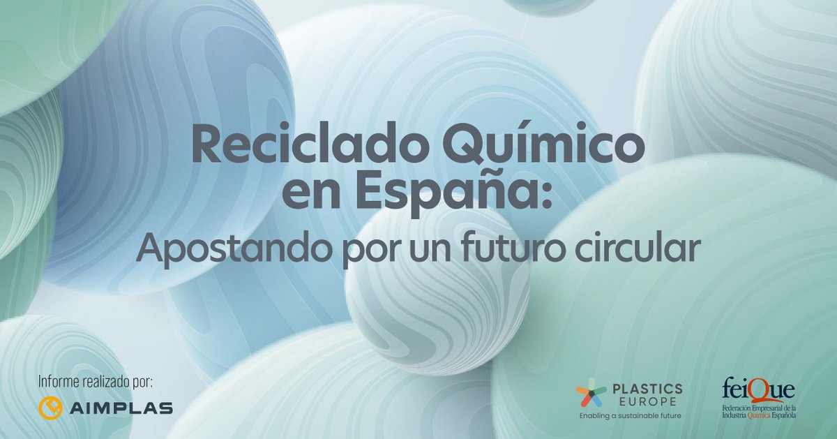 PlasticsEuropES's tweet image. El #RecicladoQuímico es fundamental para la transición hacia la economía circular de los plásticos. Te invitamos a leer el informe realizado junto con @aimplas y @Feique_ES, donde analizamos la situación actual y grado de implantación de esta tecnología.
#ChangingPlasticsForGood…