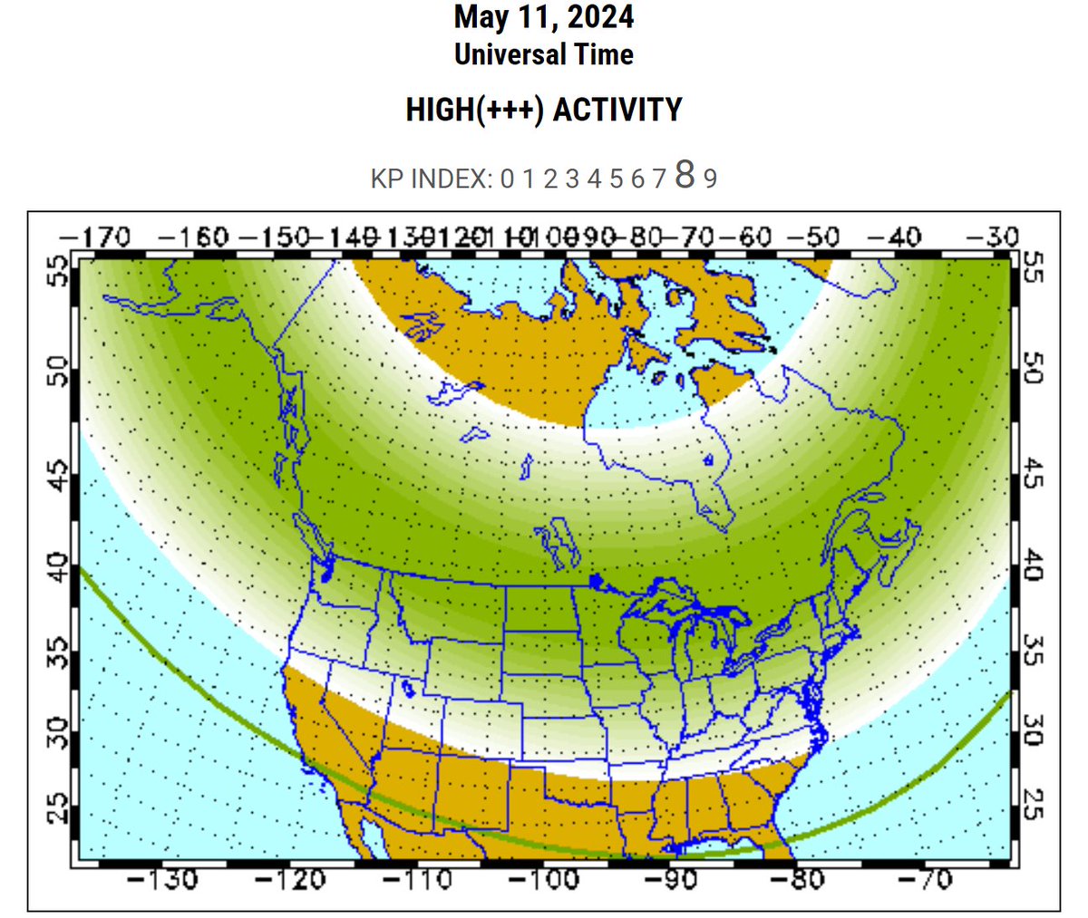 This could be our best chance to see the #aurora in a long time. We had a similar event back in March, but it peaked during the day here in North America, and we didn't get to see anything. This one should peak at night, which would be perfect for viewing. It's worth a look from…