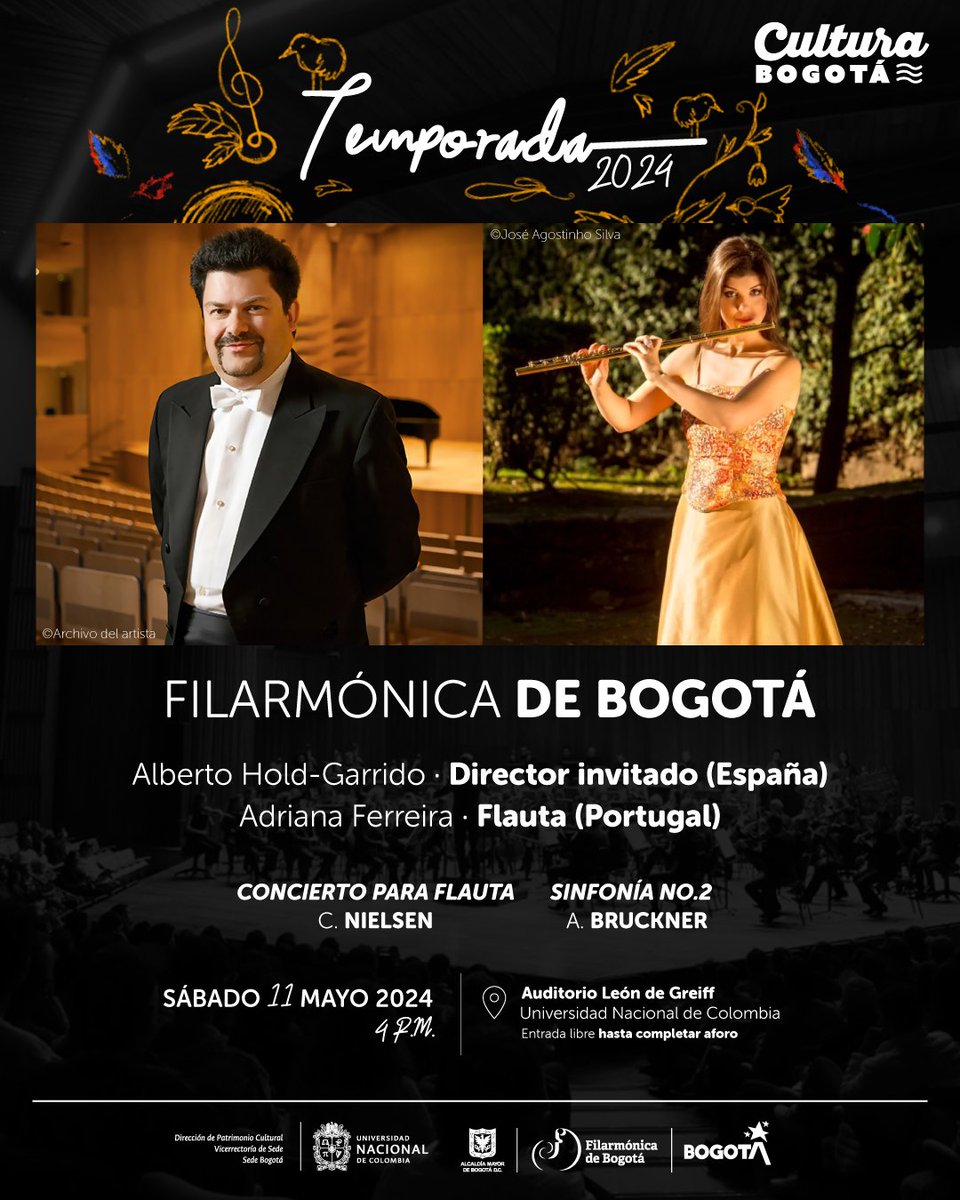 Agéndese este fin de semana con la Filarmónica de Bogotá y no se pierda los conciertos con entrada libre y boletería que tenemos para ustedes. #Planesfindesemana #ConciertosBogotá #DíaDeLaMadre