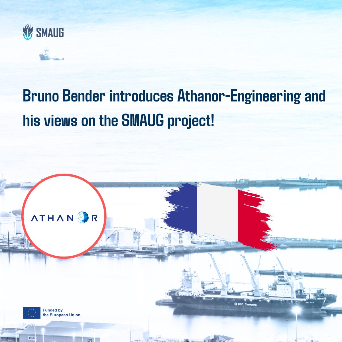 📣SMAUG Project team interviews🎙!
🚢We continue this journey with Bruno Bender from Athanor Engineering and his views on the SMAUG project! 
📎 Explore the full story:rb.gy/82fiau
#smaugEU #underwaterdetection #horizoneurope