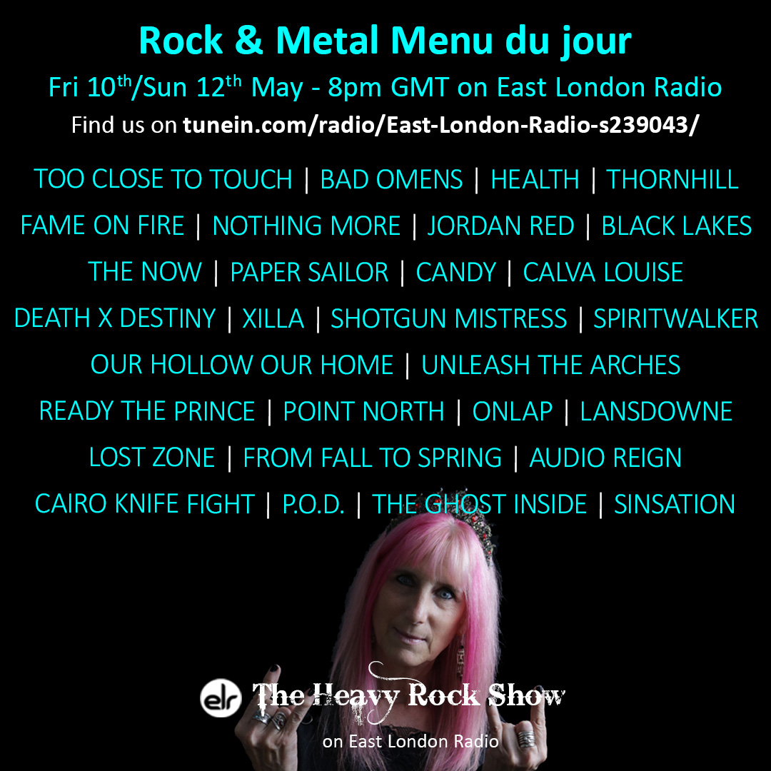 It's Friday! We've made it to the end of the week so treat yourselves with some excellent tunes tonight on #TheHeavyRockShow from 8pm UK. Or find us on Mixcloud later if you're out enjoying this glorious weather.🌞 📻 🎧LINK TO LISTEN: tunein.com/radio/East-Lon…