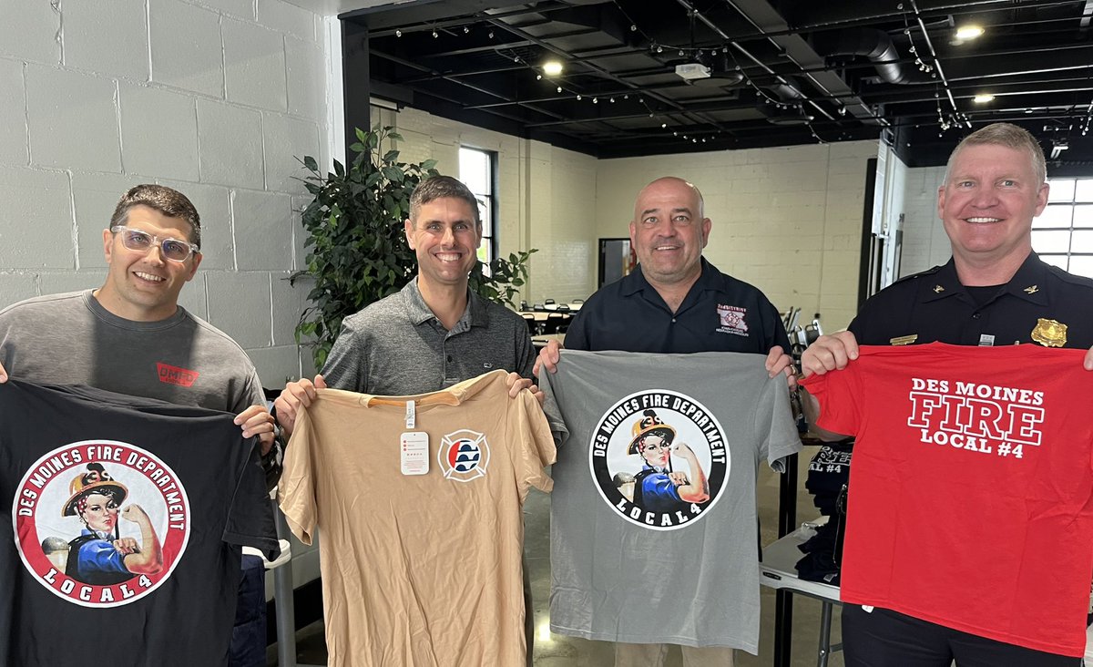 We had a blast yesterday fundraising for the Iowa Hero Academy. Thanks to <a href="/DMPolice/">Des Moines Police</a> and <a href="/NateBoulton/">Nate Boulton</a> for stopping by to support the  empowerment of young women interested in public service careers.