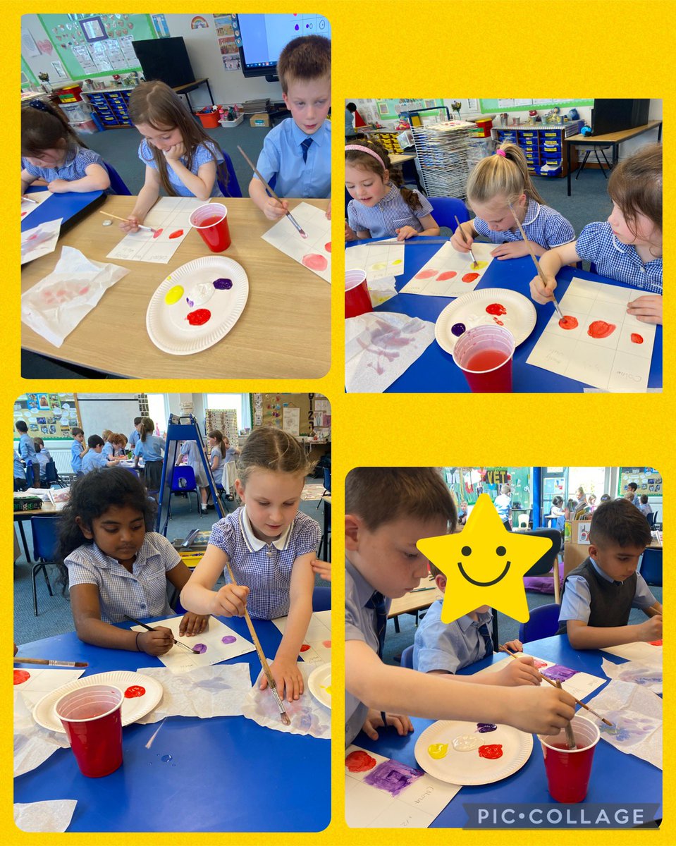 Primary 2 were learning how to make tints during art this afternoon. We were very engaged and next week at the creative area are going to use this skill to create some art work . 🎨🖌️
