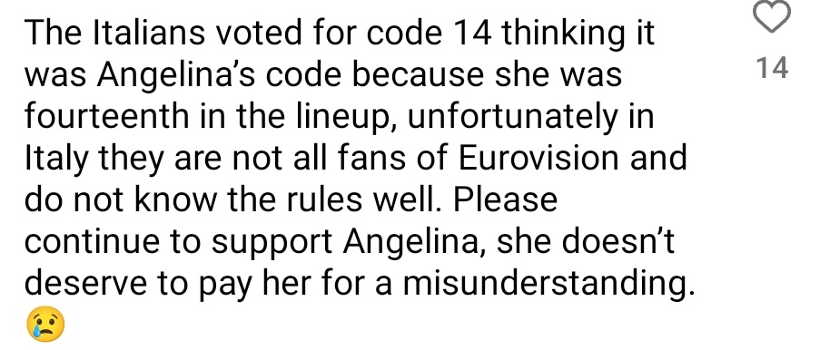 QUESTA COSA HA COSI SENSO EUROPA GUARDAMI NEGLI OCCHI SIAMO SOLO STUPIDI NON PRO ISRAELE #Eurovision2024 #AngelinaMango