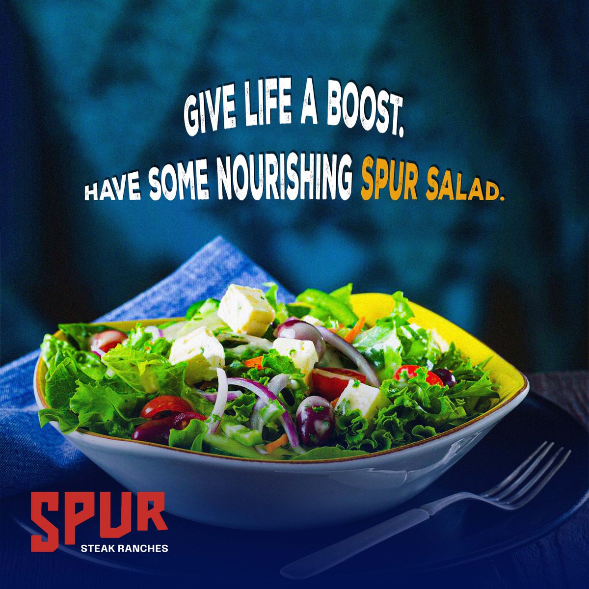 Are you looking for that pizzazz to spice up your salads and greens?

Well, Spur offers a variety of delicious salads filled with flavour!

Be sure to check our highlights for menu, delivery and pick up options.

#SpurNigeria #Salads #CaesarSalad #SteakhouseInLagos #LagosNigeria