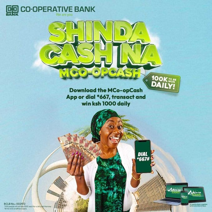 What will you buy if you won Ksh 1000 from Co-op bank?
#WeAreYou 
ad