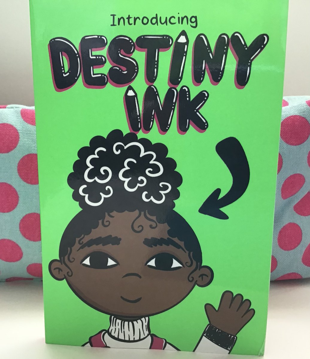 Had the privilege of reading a proof copy of the lovely debut chapter book by @adeolasokunbi . ‘Destiny Ink’ is about to go on her very first sleepover. How will it go. This book is fun-packed for young ones. A fantastic step from picture books to chapter books. @NosyCrowBooks