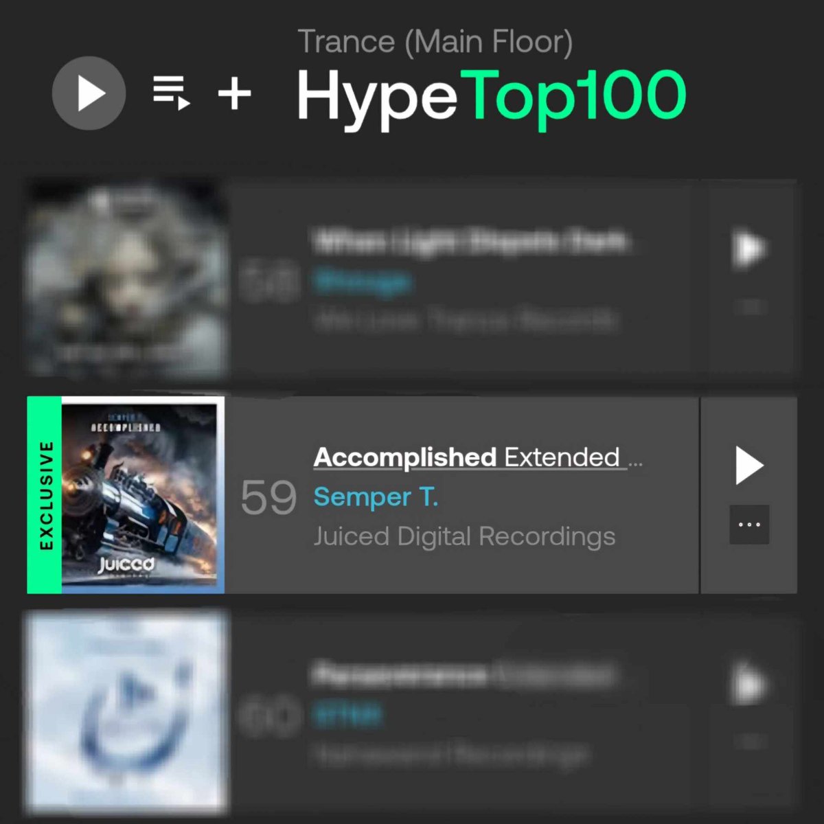Still holding firm in the @beatport trance hype chart, now at no. 59

Semper T. - Accomplished

Buy Now:
juiceddigital.ampsuite.com/releases/links…

Released by:
Juiced Digital Recordings

#trance #trancefamily #fypシ゚ #techtrance #upliftingtrance #juicedpure #releaseday #beatport #juiceddigital