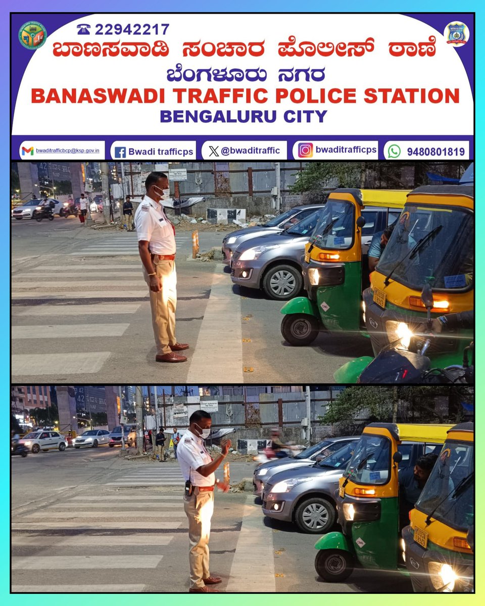 🚦#Awareness4You Stop Line Respect Life & Every Road User. #BanasawadiTrafficPS #FollowTrafficRules ♥️ One Life! ✅ Respect it! ✅ First Top Priority is your own safety!