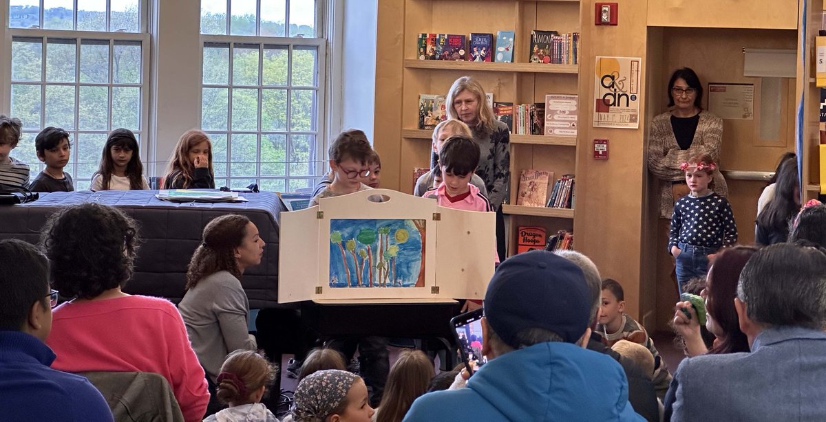 Our Grade 2 students recently hosted a 'Kamishibai' presentation for their parents. The students narrated a story while sequentially unveiling the vivid illustrations they had drawn & painted, all housed within a wooden frame known as a 'butai.' #ISBOS #kamishibai #storytelling