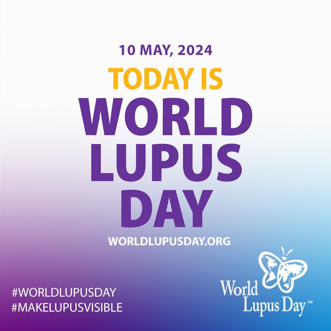 #LADAorg is honored to be a member of the World Lupus Federation (WLF) participating in the 21st annual observance of World Lupus Day (WLD) today on May 10, 2024 along with 250 lupus groups in 75 countries on six continents. #WorldLupusDay #MakeLupusVisible