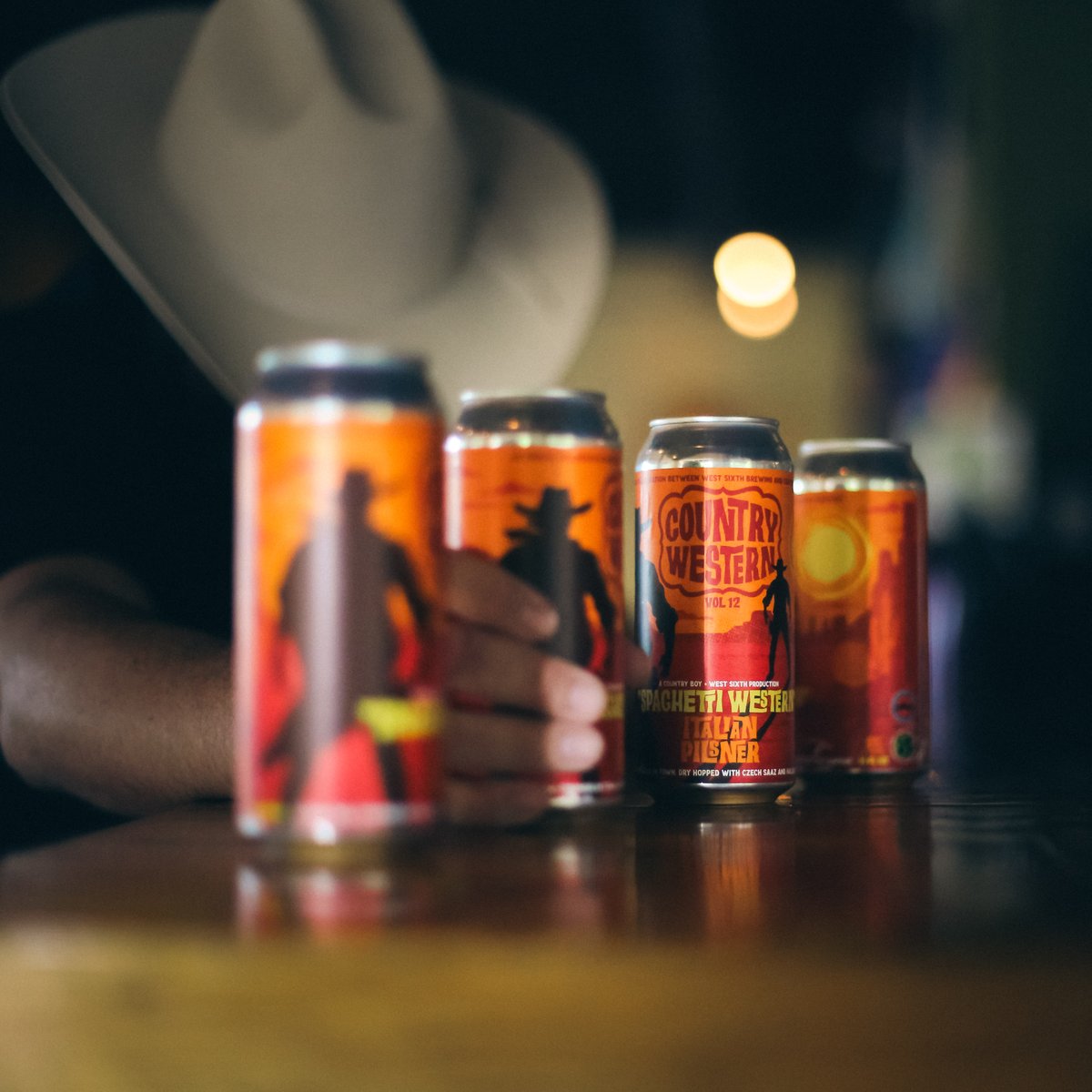 Lexington Craft Beer Week is here! Stop by any Country Boy or @WestSixth taproom to grab our 12th edition of Country Western. This year's collab is Spaghetti Western, an Italian Pilsner dry hopped with Czech Saaz and Hallertau Mittelfruh for a crisp and clean crushable brew.