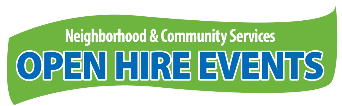 Job hunters - attend our South County Open Hire event this Saturday 5/11, 10 a.m. - noon in Alexandria. Interview on the spot for jobs in child care and recreation. More details here: bit.ly/3ygbngY #workatncs #joinncs #jobs
