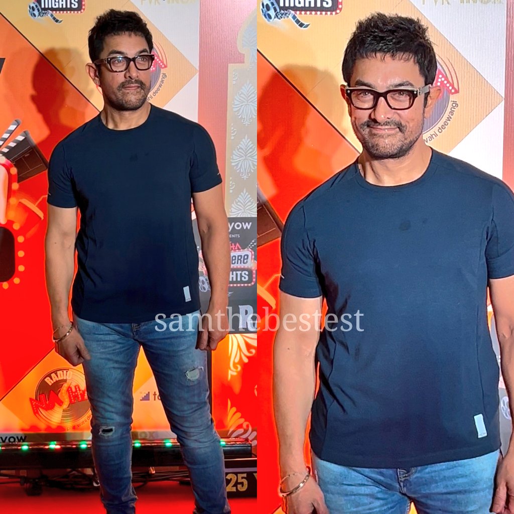 #AamirKhan at the special screening of #Sarfarosh on 25th anniversary