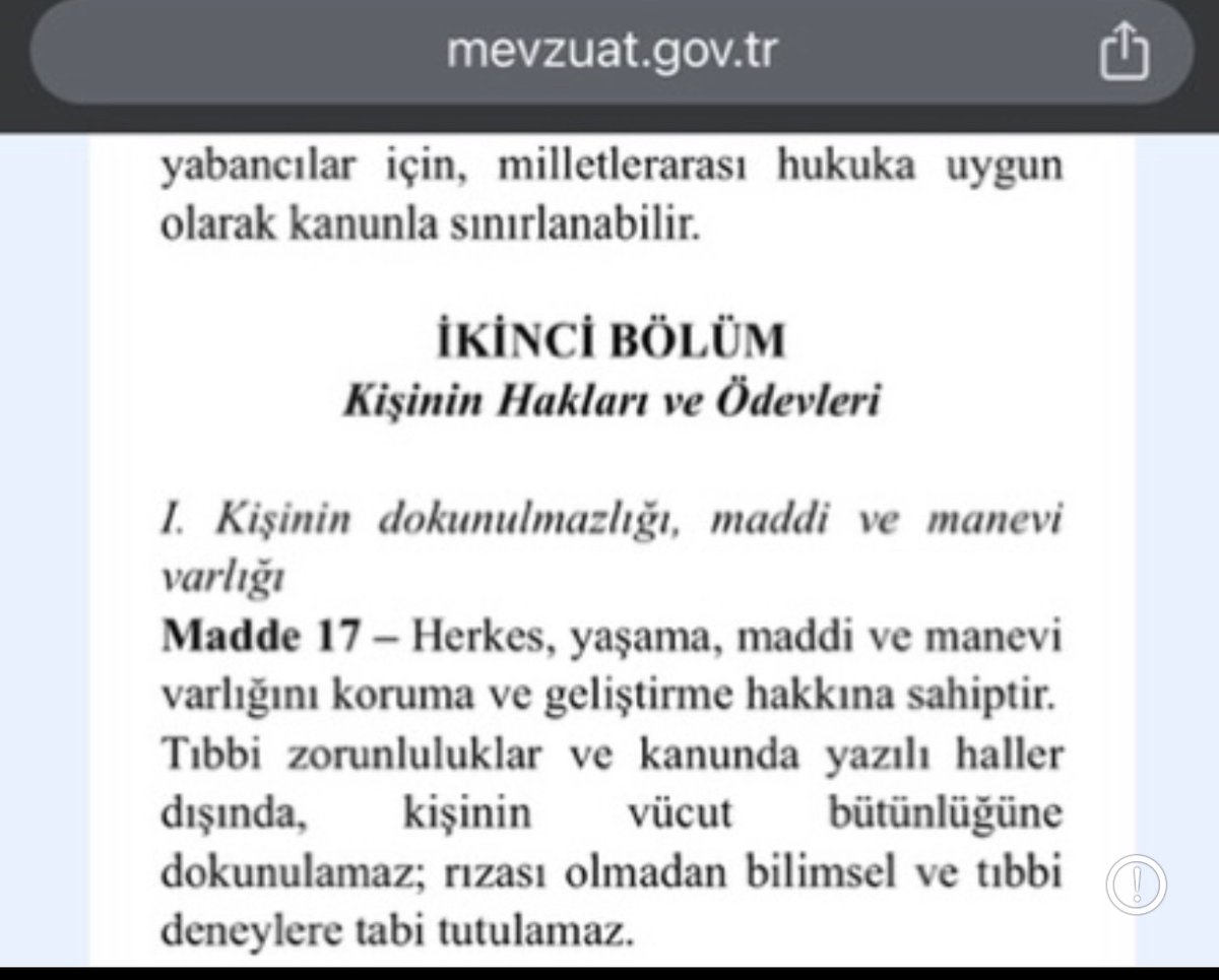 Anayasanın 17. Maddesi mealen der ki : Babanın ellerine sağlık , başıboş itleri belediye toplamadıysa şimdi çöpçüler toplasın!