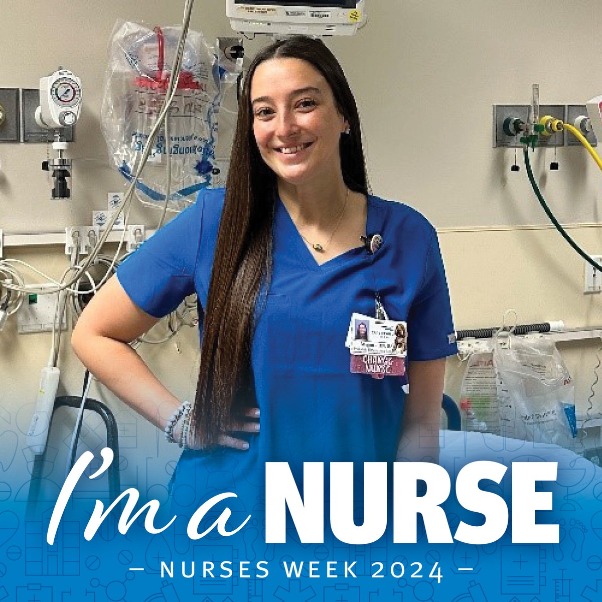 Megan Blecke is a Charge Nurse in Cape Fear Valley Children’s Emergency Department. 'We treat very sick kids and see the immediate response of our interventions. I love seeing how resilient children are and how they always have such a positive outlook on life.” #NursesWeek