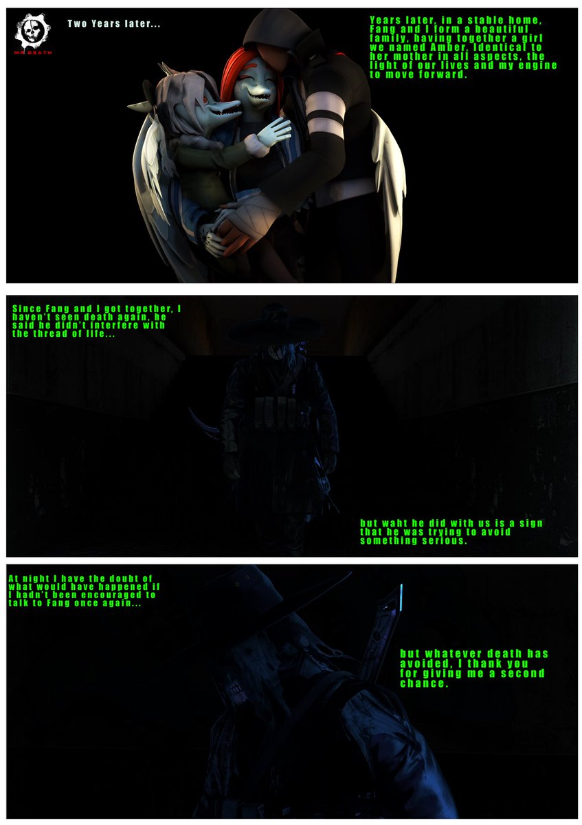 MR_Death95's tweet photo. ꧁༒☬𝓨𝓸𝓾 𝓪𝓻𝓮 𝓽𝓱𝓮 𝓼𝓲𝓷 𝓘 𝓱𝓪𝓿𝓮 𝓮𝔁𝓹𝓮𝓬𝓽𝓮𝓭☬༒꧂ Page [21/21]
Fang was designed by @AeridicCore
Some models belong to @WolfGal_W_Horns , @PsychoJohn2 and me
#SFM #SourceFilmmaker #Comic #SnootGame #GoodbyeVolcanoHigh #Ending2 #IWaniHugthatGator #FangFriday https://t.co/jy3cE3nSjK