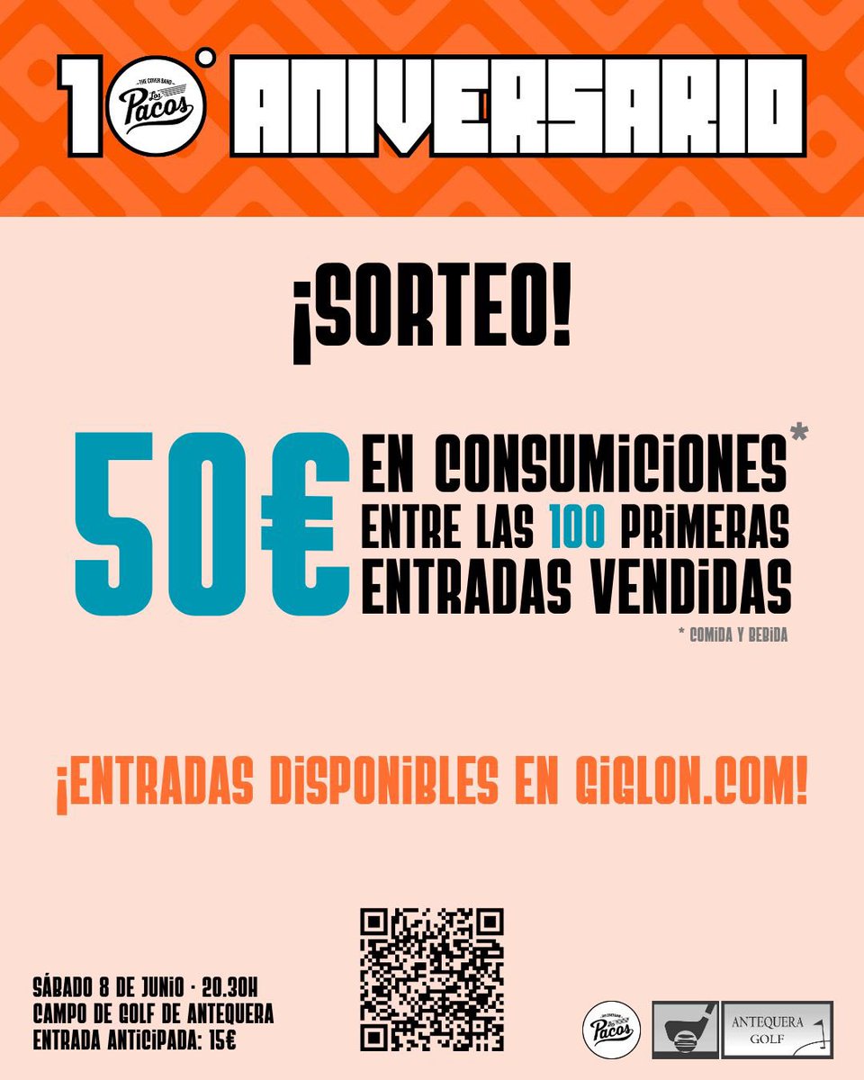 ¡¡¡ ÚLTIMAS 15 ENTRADAS PARA EL SORTEO !!!

Hazte con la tuya aquí: giglon.com/evento/los-pac…