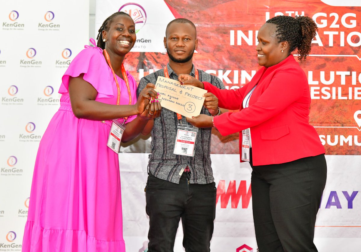 KenGenKenya's tweet photo. It’s a Wrap. 🥳

Today, we wrap up the 12th G2G Annual Global Innovation seminar with innovative ideas that will take our company to the next level and realize sustainable growth for Kenya and the planet. 

Congratulations to all innovators👏👏
#KenGenG2G2024 ^TK https://t.co/PViPyVA0W9