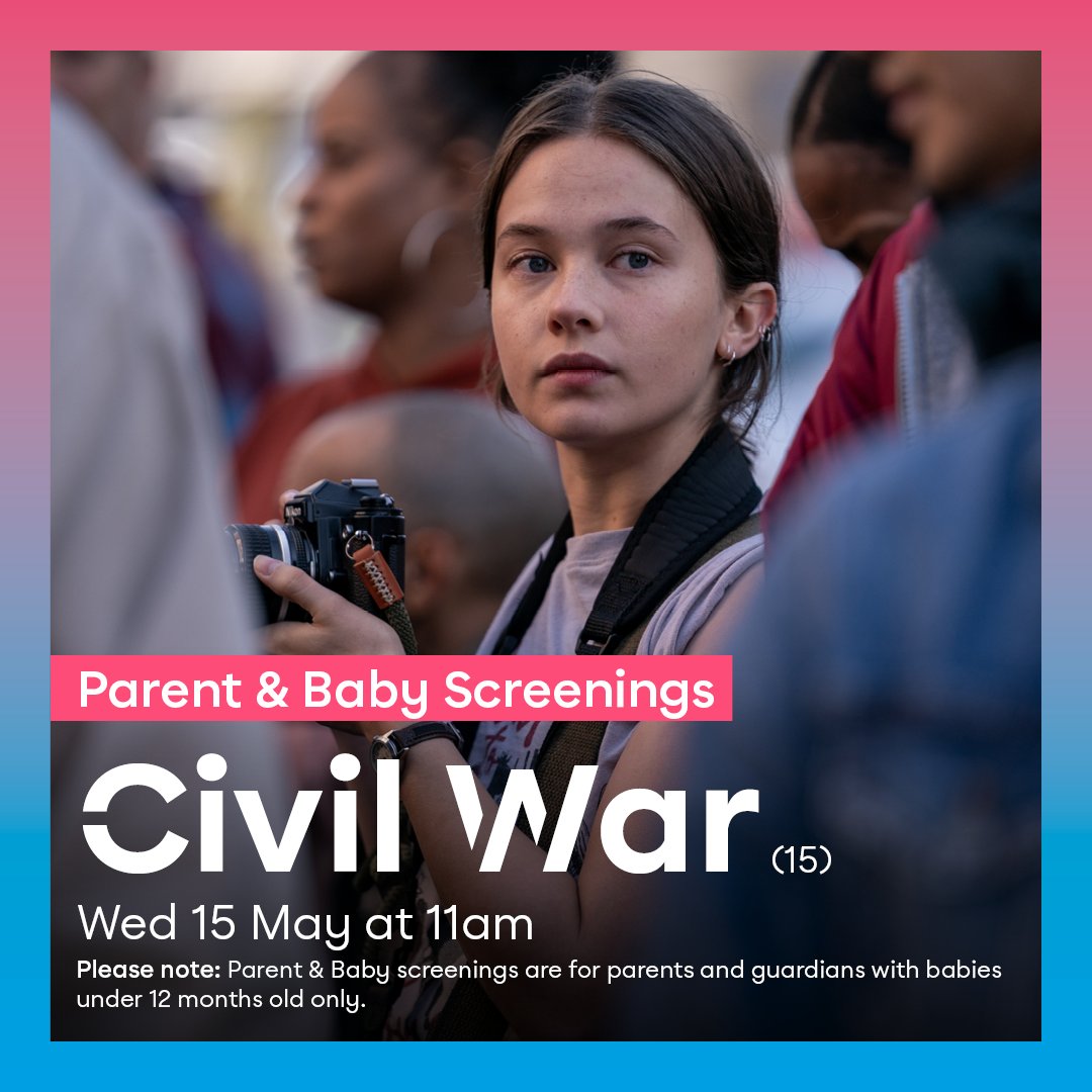 Don't miss out on the best new releases with Parent & Baby Screenings at Storyhouse Cinema! 🍼🎬 🇺🇸 This week's pick is #CivilWarMovie. Kirsten Dunst and Cailee Spaeny star in Alex Garland's chilling vision of America fractured by war. ✨ See more at: storyhouse.com/cinema/parent-…