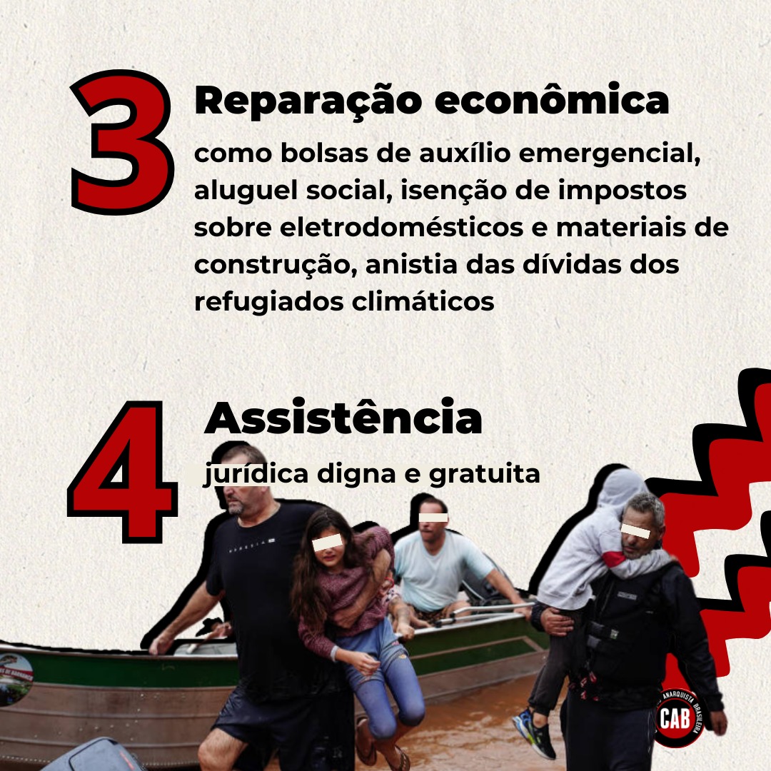 cabanarquista_'s tweet image. 10 Reinvindicações populares sobre a crise climática.