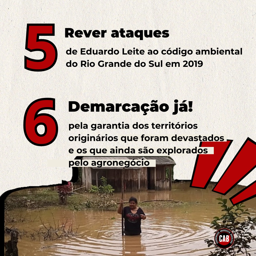 cabanarquista_'s tweet image. 10 Reinvindicações populares sobre a crise climática.