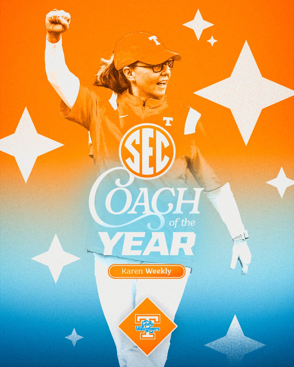 ✨ SEC Coach of the Year ✨ @KarenWeekly | @SEC