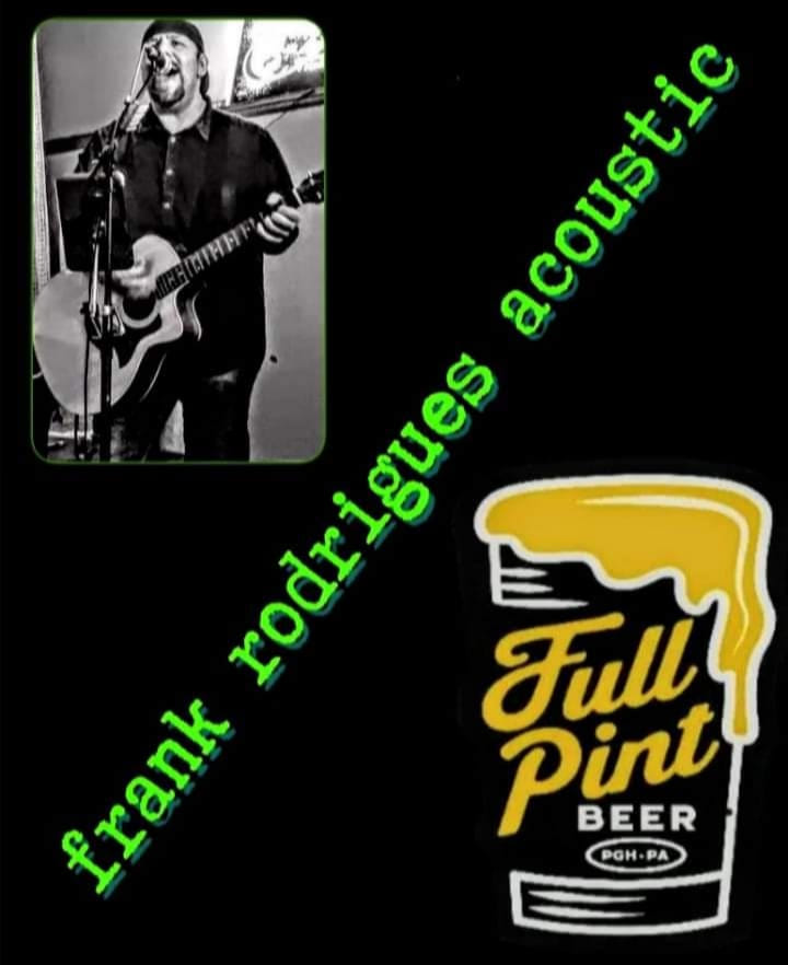 We're rockin' into the weekend kicking off with one of our favorite acoustic acts!! Come check out @FrankRodriguesAcoustic tonight at 7p!! #drinklocal #drinkpgh #pghlivemusic