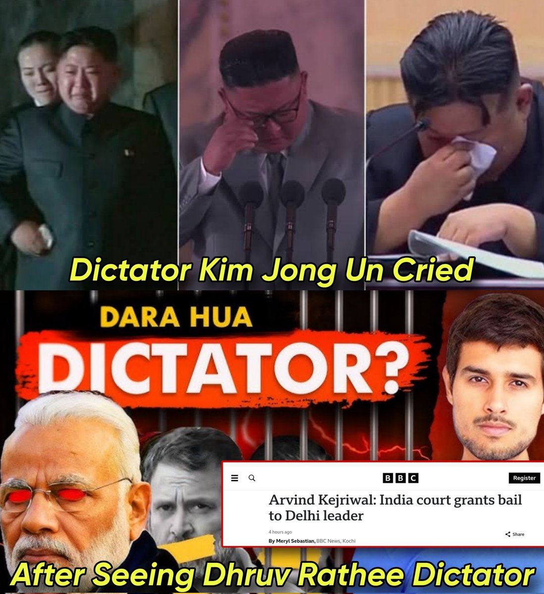 Everyone wants dictator like modi ji #ArvindKejriwal