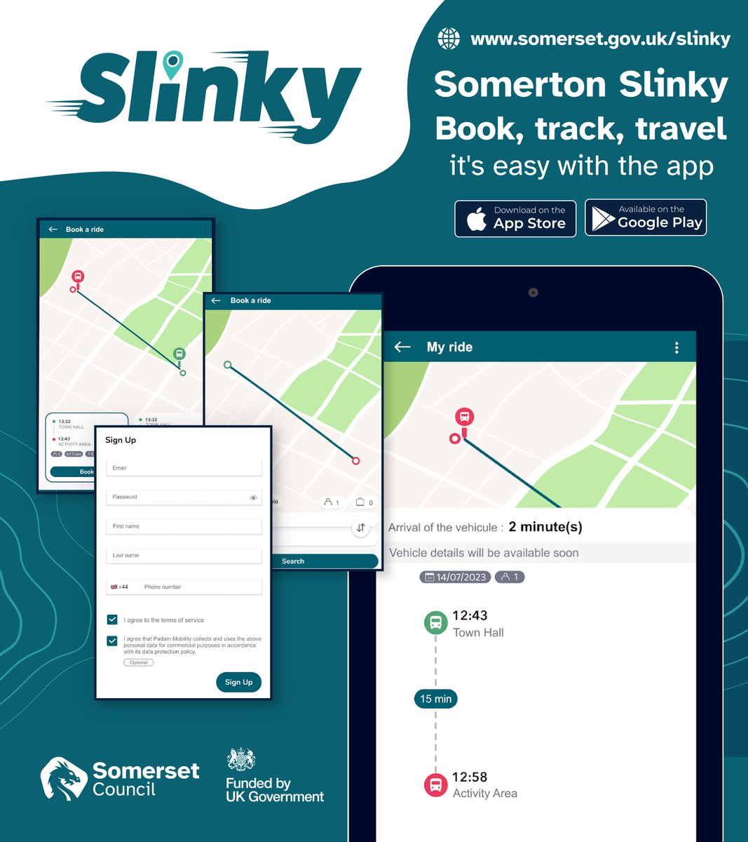 People living in the #Somerton and# Langport areas can now take advantage of a trial on-demand flexible transport service. Learn more about it here 👉 somerset.gov.uk/news/new-digit…