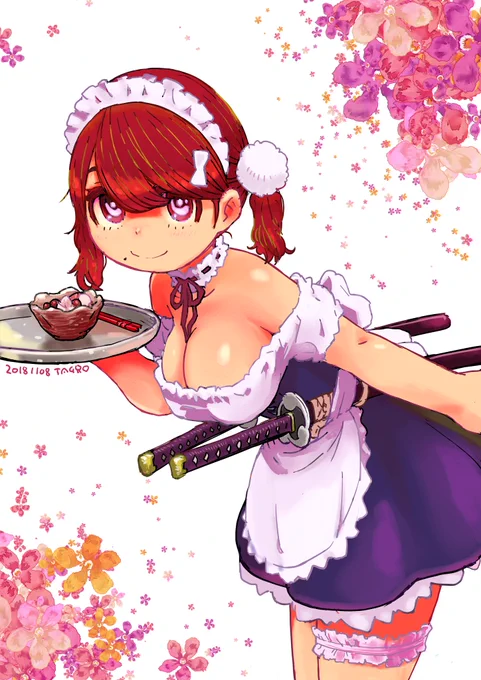 #メイドの日2024 ?  1枚目最近何度か上げてて恐縮です。