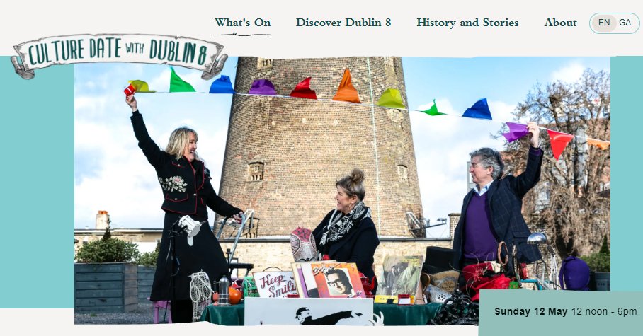 Don't forget a special edition of We Love Markets takes place this Sunday, May 12th from 12pm to 6pm for @CultureDateD8. culturedatewithdublin8.ie/whats-on/we-lo… #fleamarket #lovindublin #CultureD8 #HistoryDublin #culturedatewithdublin8