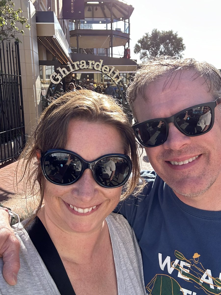 Got a few hours in San Francisco yesterday before we went to bed early after traveling for over 24 hours. Grateful for a beautiful day, and chocolate!