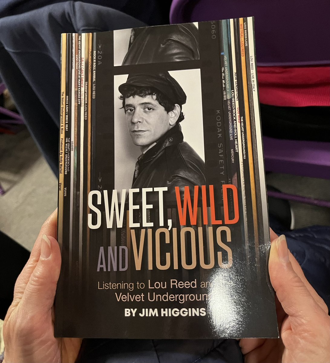 Listening to the excellent @jhiggy read from his new book, SWEET, WILD, AND VICIOUS, a deep dive into Lou Reed and the Velvet Underground. Good stuff at @boswellbooks !