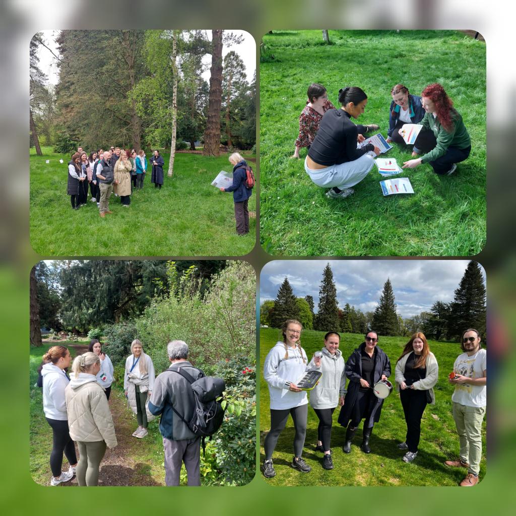 Outdoor learning with the NQTs this week was fun at Camperdown Park, especially with the sun out. Lots of learning to bring back to school. #Dundeelearning