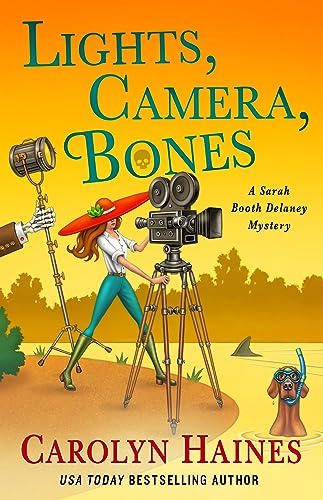 Releasing 5/21st! Lights, Camera, Bones (Sarah Booth Delaney Mystery Series #27) Carolyn Haines cozy-mysteries-unlimited.com/lights-camera-… Delaney Detective Agency gets a taste of the spotlight when they are called to a case on a movie set #cozymysteries #books #mysterybooks #newreleases