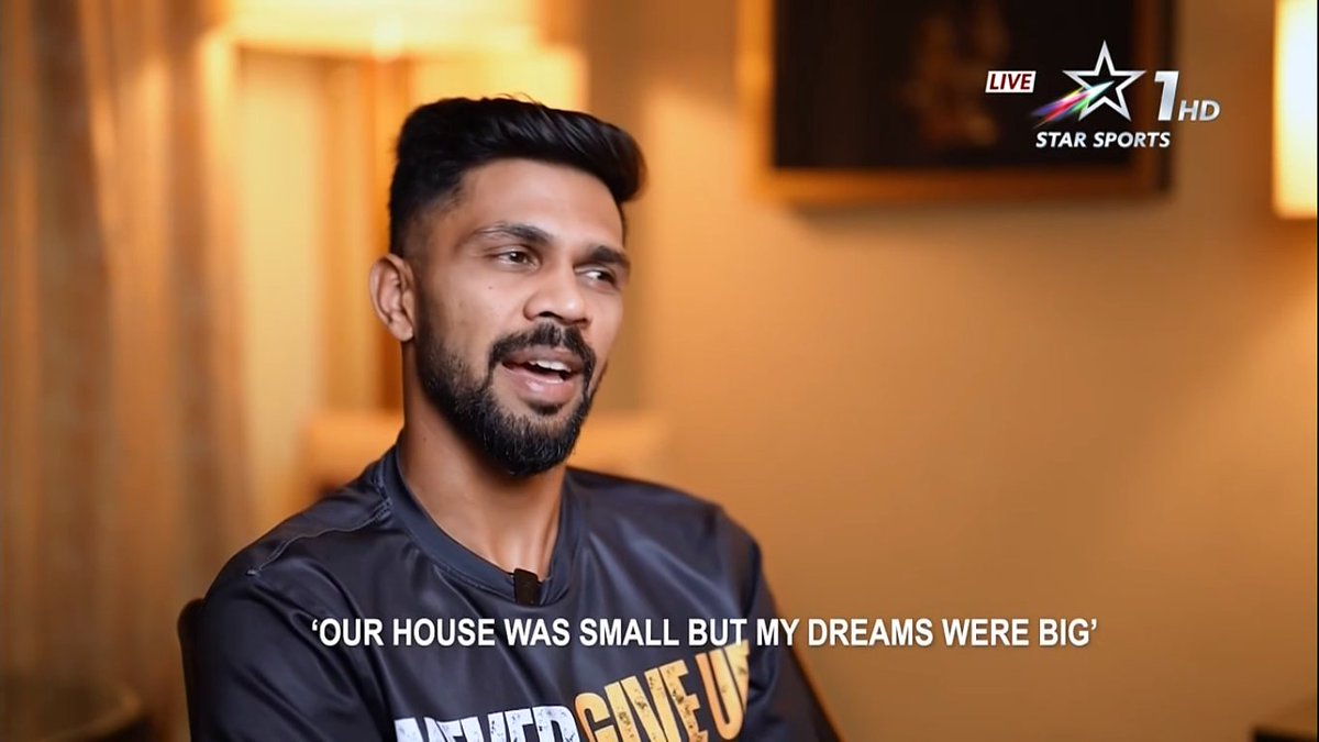 Our house was small
But dream were big
- Ruturaj Gaikwad 💥

#WhistlePodu #IPLOnStar #CSK