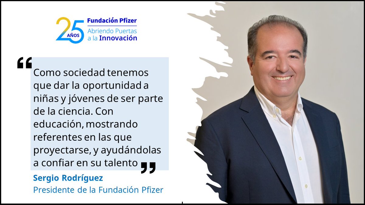 ✍ Nuestro presidente, Sergio Rodríguez, firma esta tribuna en @corresponsables donde explica las actividades de la #FundaciónPfizer para promover las vocaciones #STEM y poner en valor el papel de la mujer en la #ciencia y la #tecnología.
👉 bit.ly/3JTMIBI