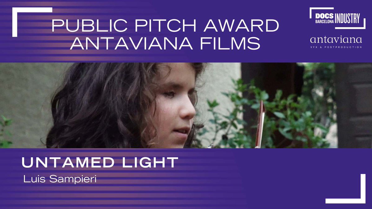 🏆 This year, the Public Pitch Award by Antaviana has been awarded to UNTAMED LIGHT by Luis Sampieri. Congratulations! 

✨ We are pleased to keep supporting documentary film with this award at @DocsBcnPro  valued at €3000 in post-production and finishing services.

#Docs2024