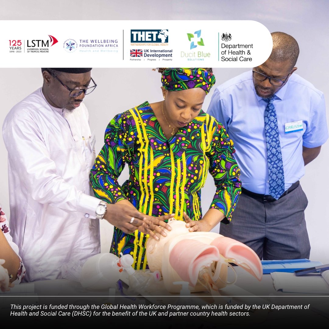 1/ This morning at Lagos State University Teaching Hospital (#LUTH), the 'Training of the Trainers' session continued as part of the Advanced Obstetric and Surgical Skills (#AOSS) training for the National Postgraduate Medical College of Nigeria (NPMCN) examiners.