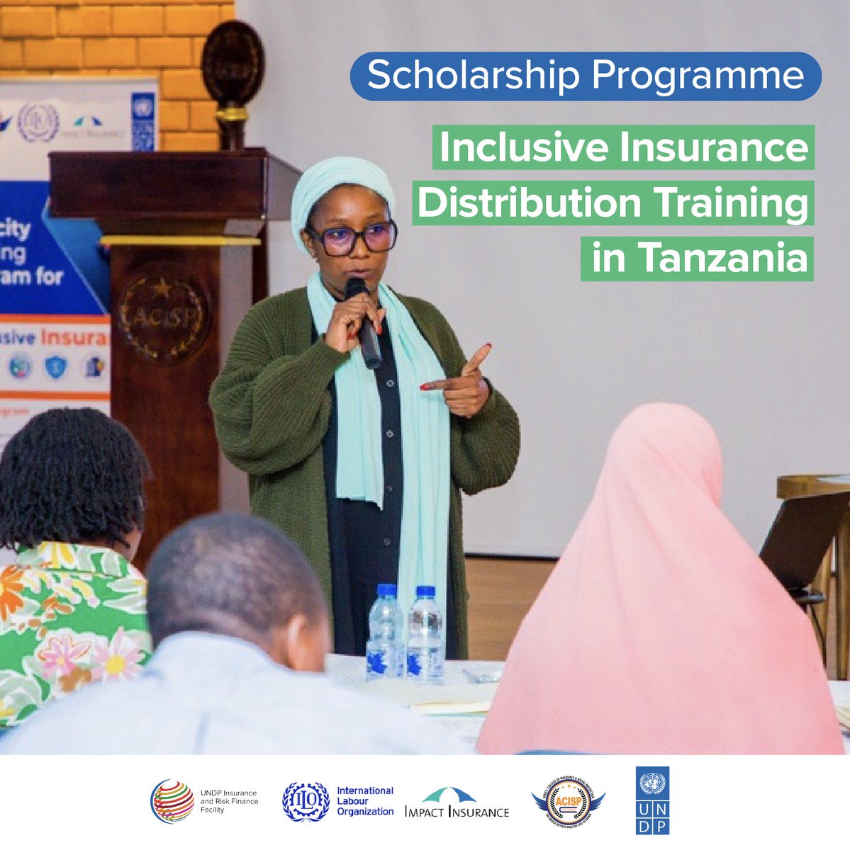 UNDP Sustainable Finance (@undp_sdgfinance) on Twitter photo Scholarship opportunity for insurance practitioners committed to promoting #inclusiveinsurance in Tanzania!
<a href="/UNDP/">UN Development</a> will cover 50% of the Inclusive Insurance Distribution Training Program
Deadline to apply 🗓️ Friday, May 17, 23:59 EAT
Read more ⬇️
irff.undp.org/article/schola… Scholarship opportunity for insurance practitioners committed to promoting #inclusiveinsurance in Tanzania!
<a href="/UNDP/">UN Development</a> will cover 50% of the Inclusive Insurance Distribution Training Program
Deadline to apply 🗓️ Friday, May 17, 23:59 EAT
Read more ⬇️
irff.undp.org/article/schola…