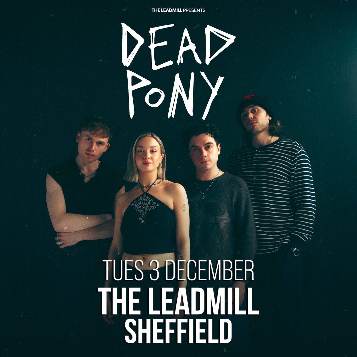 Well Sheffield, it's clear you're as gripped on @DeadPonyBand as we are, cause there's not many left for this and it's not till December 😅 An essential booking for those rockers amongst us, final few available here > leadmill.co.uk/event/dead-pon…