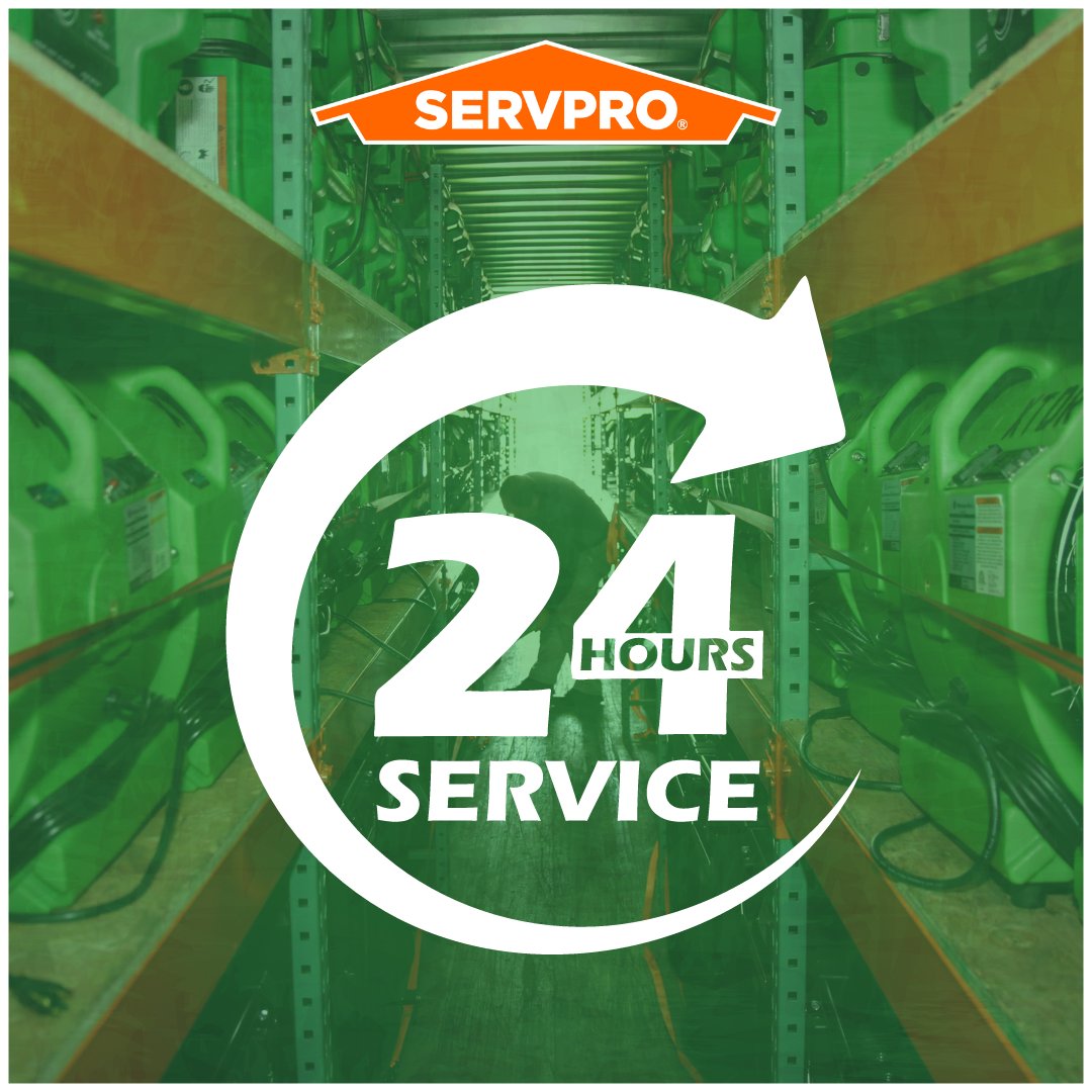 Day or night, rain or shine, SERVPRO is ready to respond to your call. Our 24/7 service means peace of mind knowing that help is just a phone call away. #AlwaysHereForYou #EmergencyResponse