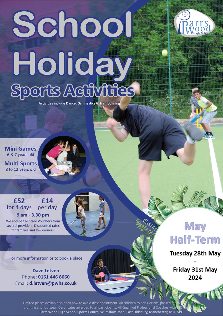 Looking for a fun and active way for your child to spend the half-term holidays? Then check out our school holiday sports activities! Designed for kids between 6-12 years old, these days offer the perfect opportunity for your child to get active, make new friends, and have fun.