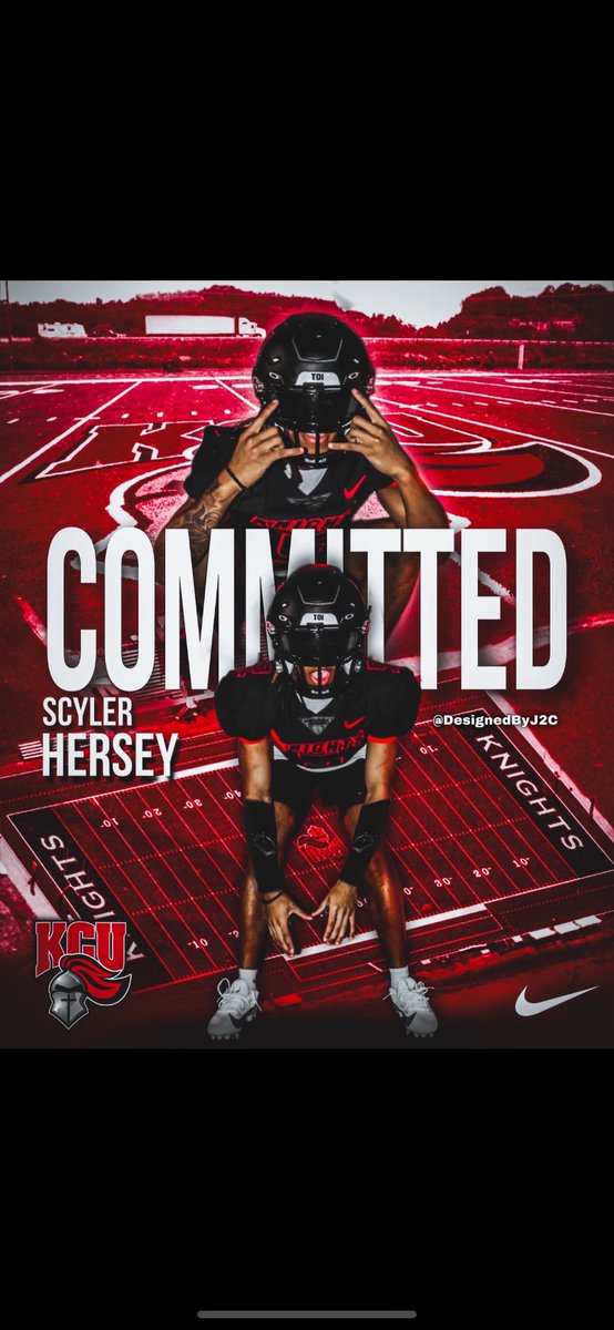 Scyler Hersey (@herseyscyler) on Twitter photo After a good talk wit my parents and <a href="/coachaubry/">Coach Aubry</a> I’m blessed to announce I will be continuing my academic and athletic career at Kentucky Christian university ⚔️! <a href="/GoKnightsFB/">KCU Football</a> <a href="/CoachBradenLong/">Braden Long</a> <a href="/HCHSDevilsFB/">Henry Clay Football</a> After a good talk wit my parents and <a href="/coachaubry/">Coach Aubry</a> I’m blessed to announce I will be continuing my academic and athletic career at Kentucky Christian university ⚔️! <a href="/GoKnightsFB/">KCU Football</a> <a href="/CoachBradenLong/">Braden Long</a> <a href="/HCHSDevilsFB/">Henry Clay Football</a>