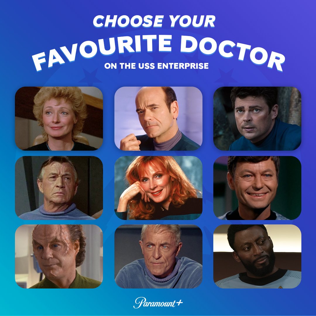 There's so many great doctors in Star Trek! #StarTrek